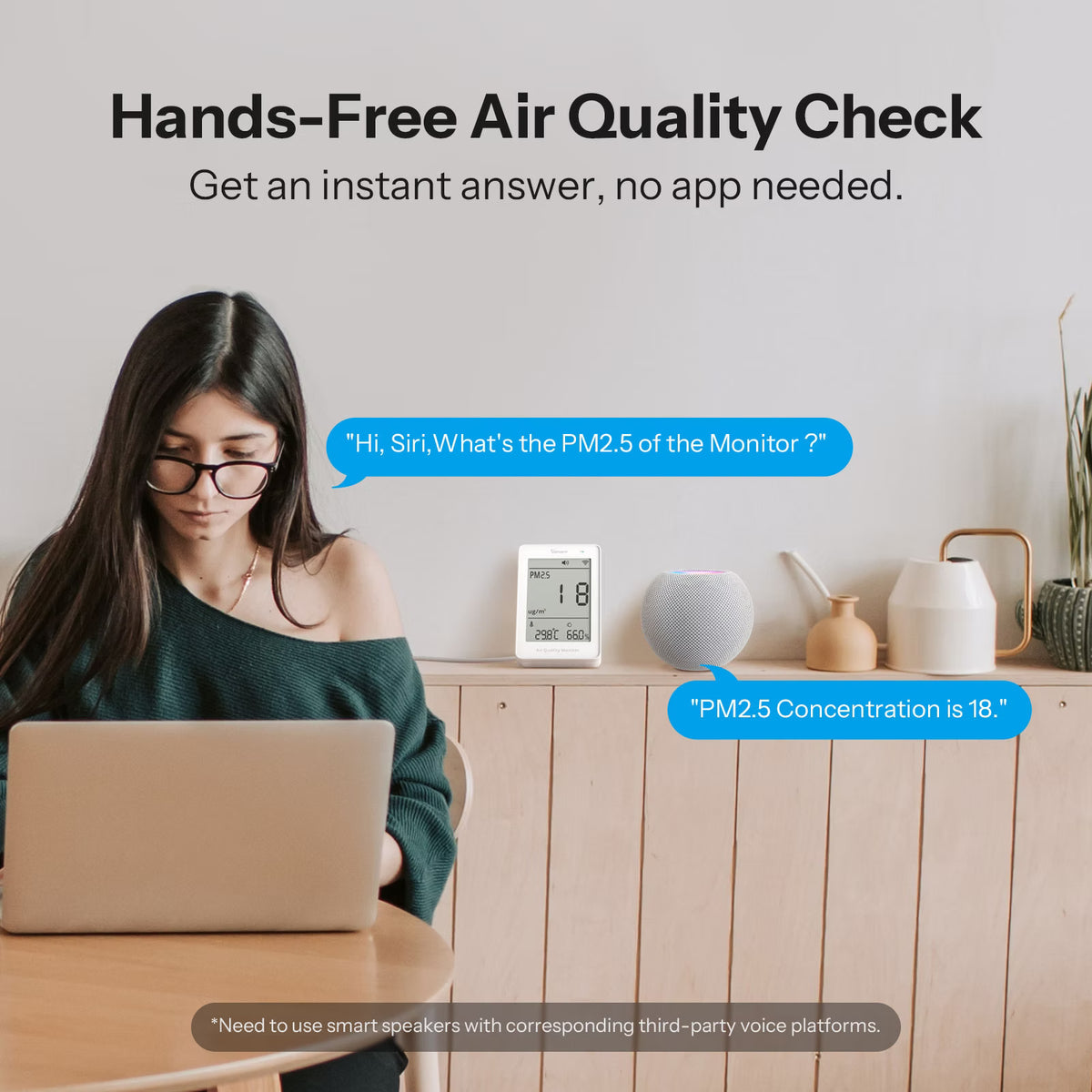 SONOFF AirGuard SAWF-07P | PM2.5 & PM10 Matter Wi-Fi Luchtkwaliteitsmonitor