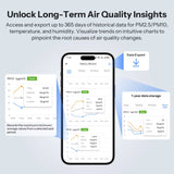 SONOFF AirGuard SAWF-07P | PM2.5 & PM10 Matter Wi-Fi Luchtkwaliteitsmonitor