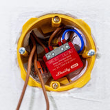 Shelly 1PM Mini Gen4 | Compacte inbouwschakelaar met stroommeting, Wi-Fi, Zigbee en Matter