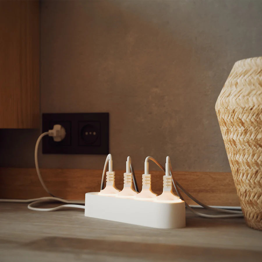 Shelly Power Strip 4 Gen4 – Slimme stekkerdoos met energiemeting (WiFi/Zigbee/Matter)