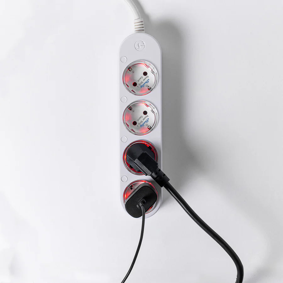 Shelly Power Strip 4 Gen4 – Slimme stekkerdoos met energiemeting (WiFi/Zigbee/Matter)