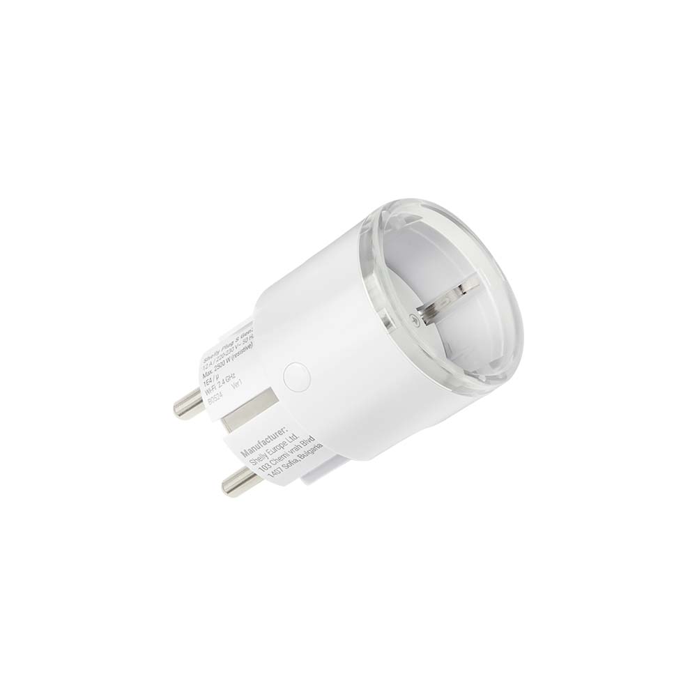 Shelly Plug S Gen3 – Slimme WiFi Stekker met Matter, Energie­meting & LED