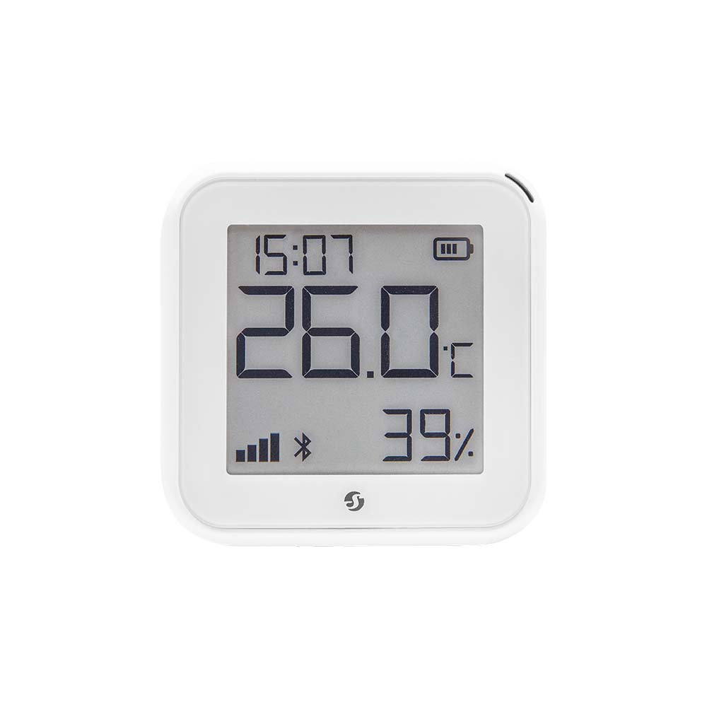 Shelly H&T Gen3 | Wi‑Fi temperatuur- en vochtigheidssensor met e‑paper display