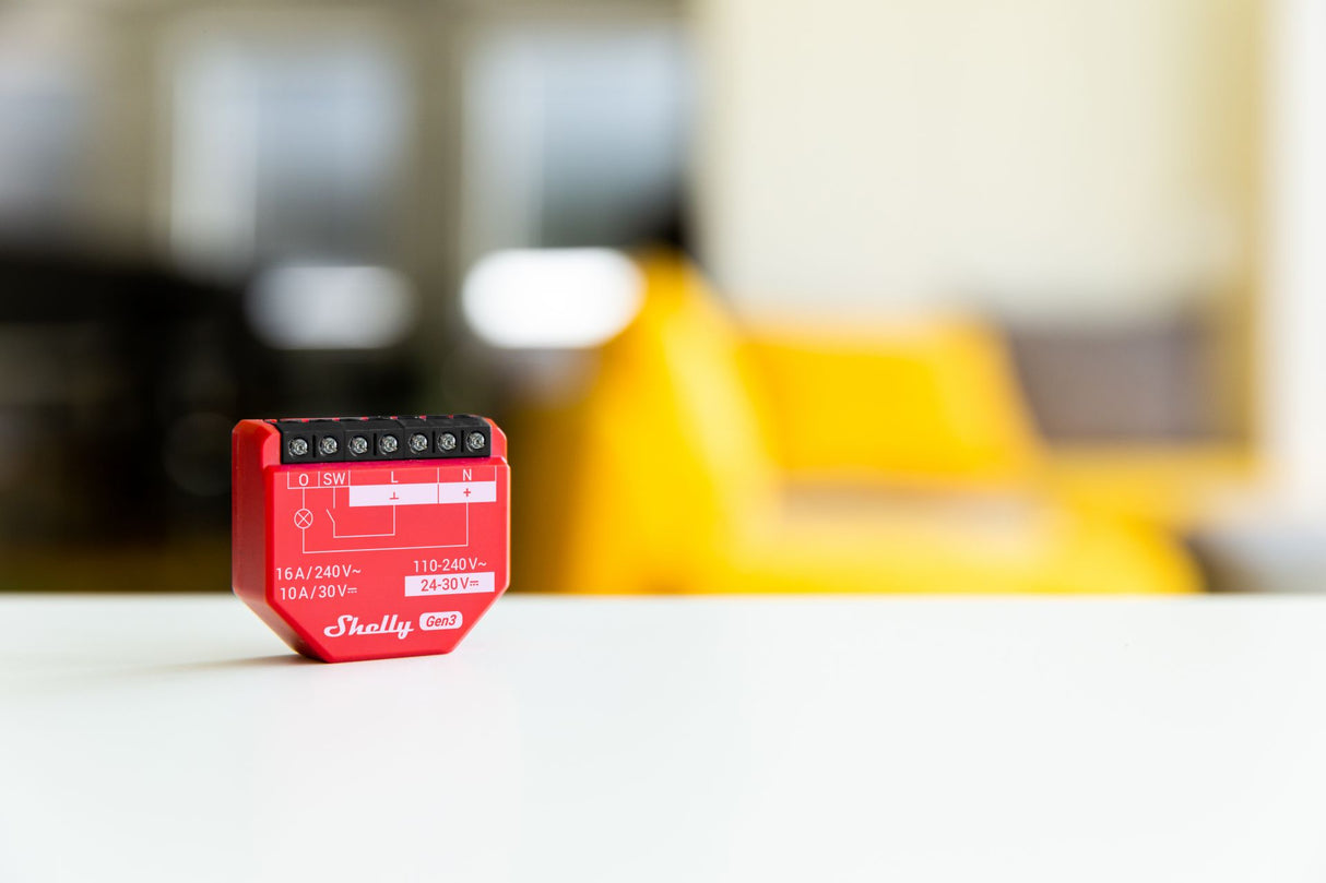 Shelly 1PM Gen3: | Wi-Fi Schakelaar met Energiemeting