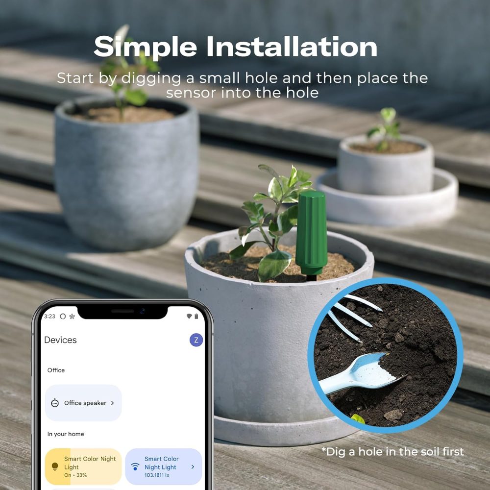 THIRDREALITY Smart Soil Moisture Sensor - Zigbee plantsensor