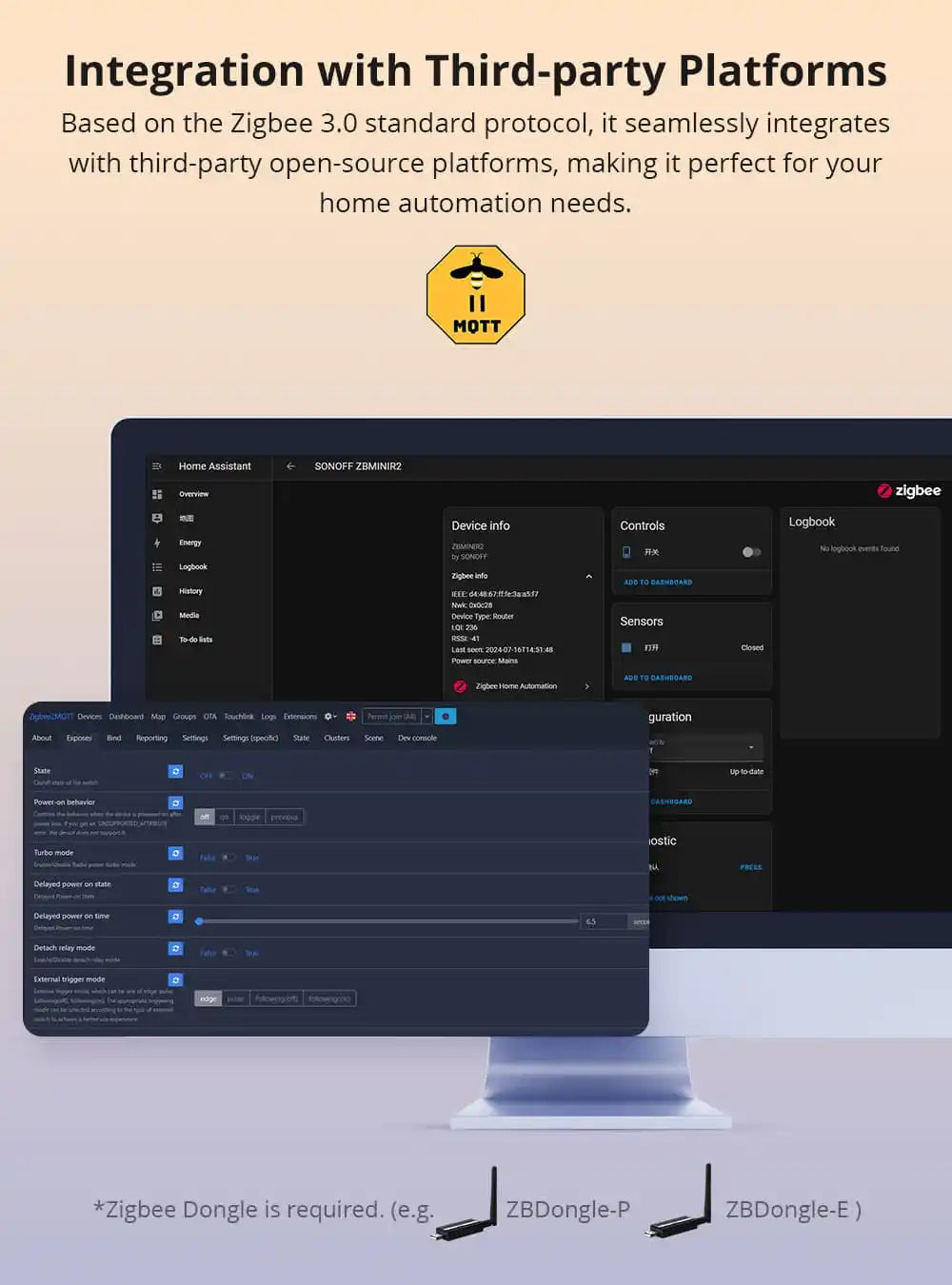 SONOFF ZBMINIR2 Zigbee 3.0 Mini Smart Relay – Nuldraad Vereist