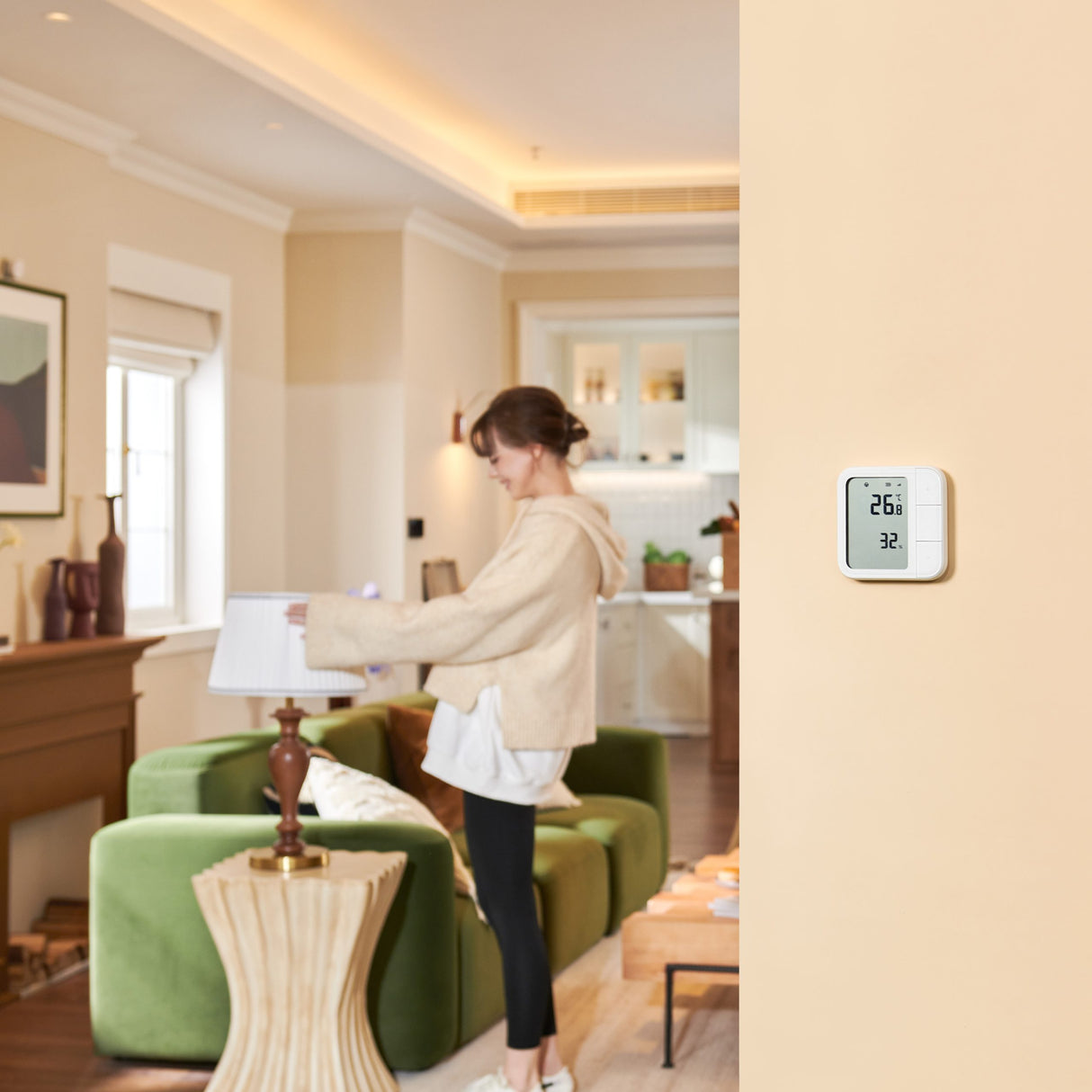 Aqara W100 aan de muur