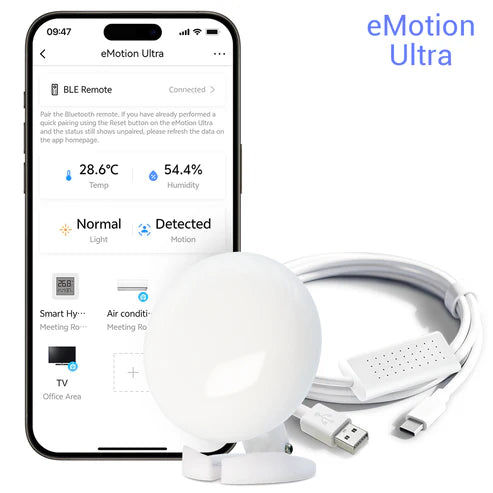 LinknLink eMotion Ultra | 60GHz mmWave, IR-blaster, Temp sensor & BLE in één