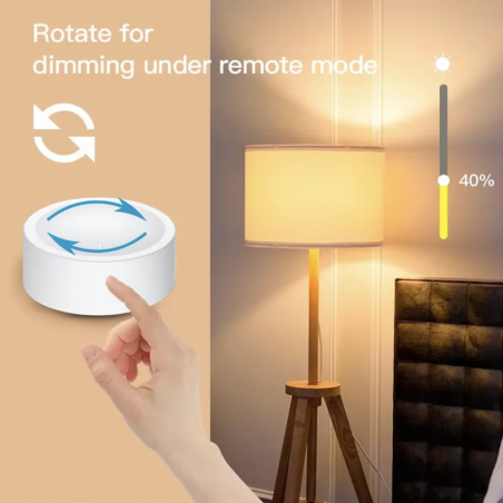 DIYANI Zigbee Rotary Knob – Draaien, Drukken en Scènes Activeren