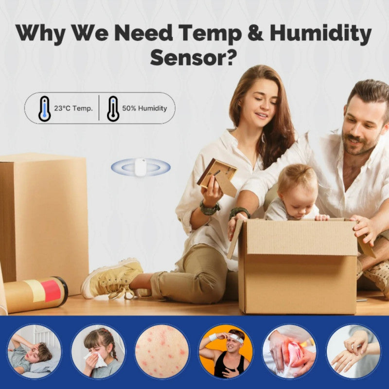 MOES Zigbee Temperatur- & Feuchtigkeitssensor