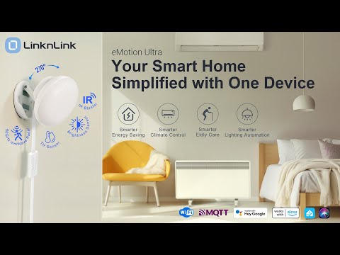 LinknLink eMotion Ultra | 60GHz mmWave, IR-blaster, Temp sensor & BLE in één