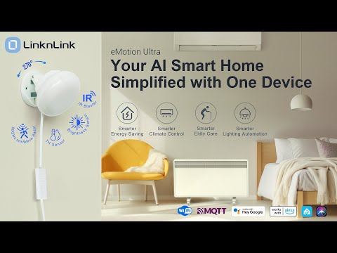 LinknLink eMotion Ultra | 60GHz mmWave, IR-blaster, Temp sensor & BLE in één