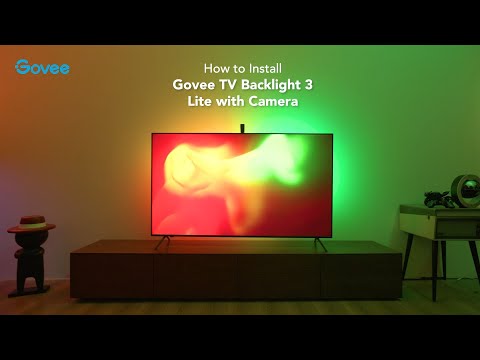 Govee TV Backlight 3 Lite (55-65 inch) | Slimme RGBICW TV Verlichting met Camera & Matter