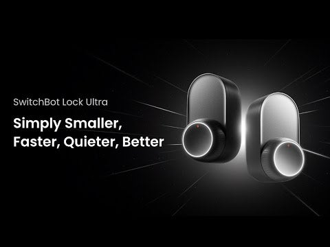 SwitchBot Lock Ultra Vision Combo | Slim Deurslot met 3D Gezichtsherkenning & Hub Mini