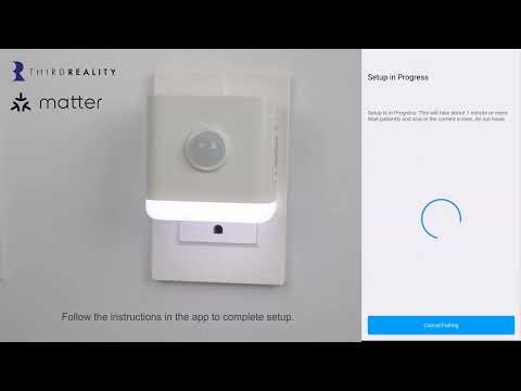 THIRDREALITY Matter Nachtlamp – RGB, Beweging & Lichtsensor