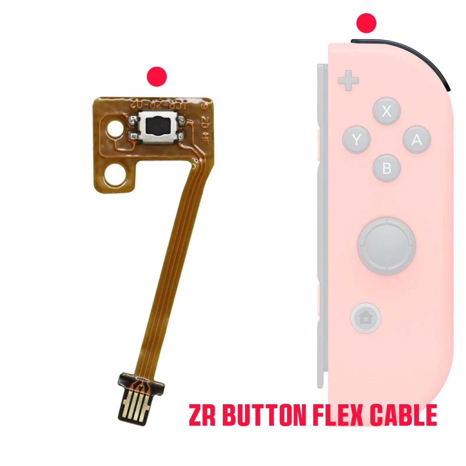Nintendo Switch Joycon | Original SL/SR/L/ZL/ZR Flex-Flachbandkabel mit Taste - ZR-Taste