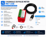 USB 5-Kanal S0 Pulszähler | Zwischenzähler Auslesen (kWh, Wasser & Wärmepumpe)