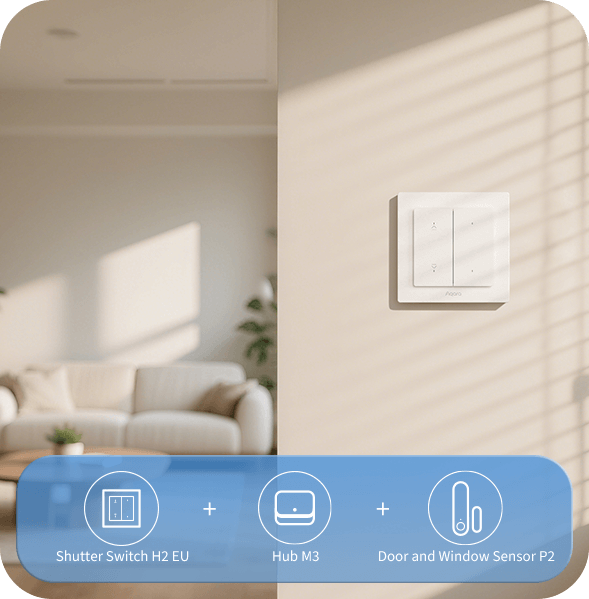 Aqara Shutter Switch H2 Kit – Slimme Rolluikschakelaar | EU