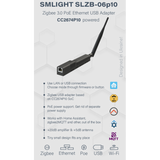 SMLIGHT SLZB-06p10U | Ethernet PoE & Wi-Fi Zigbee 3.0 of Thread Coördinator