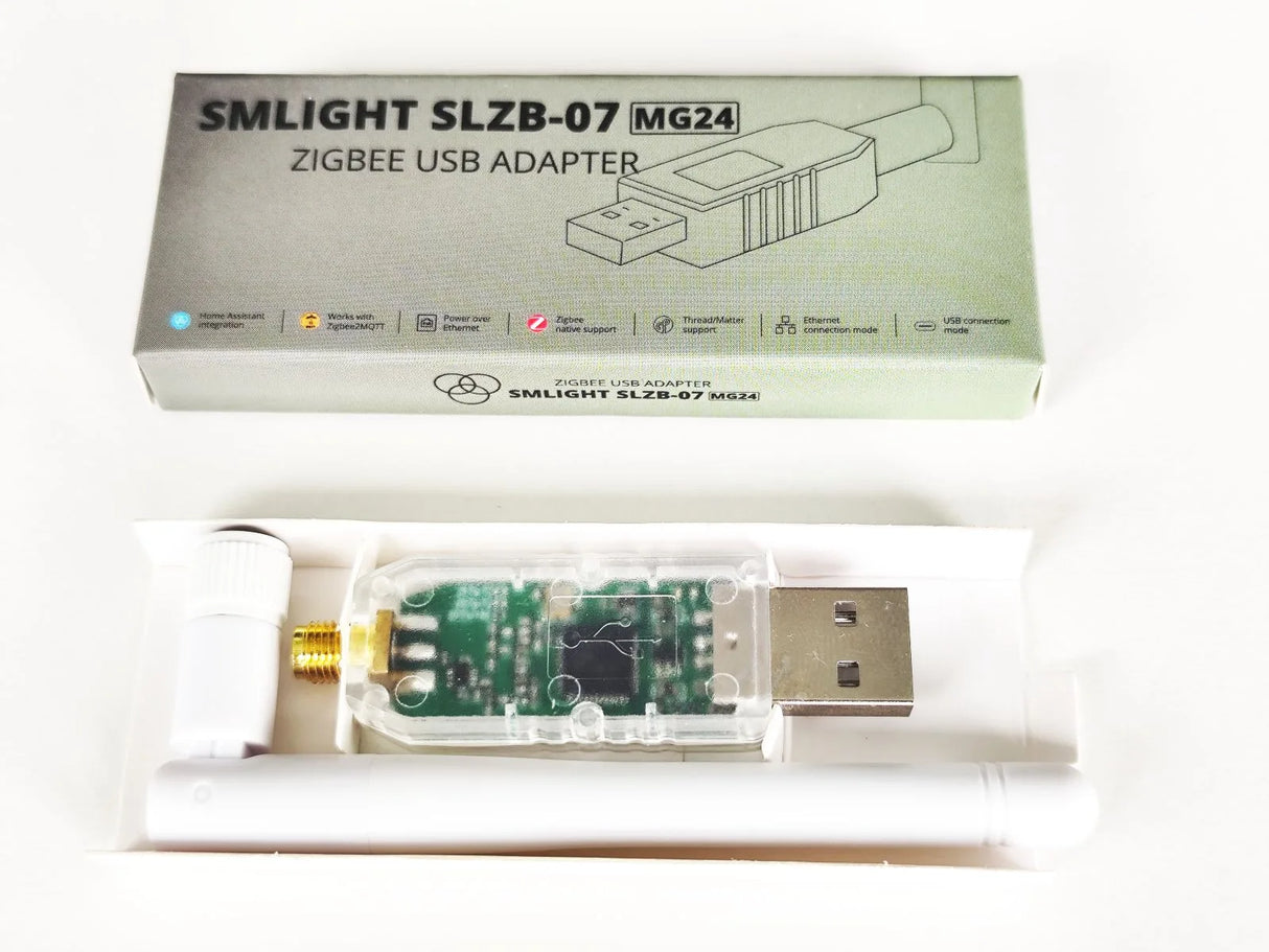 SMLIGHT SLZB-07MG24 Zigbee USB Coordinator met EFR32MG24 voor Home Assistant