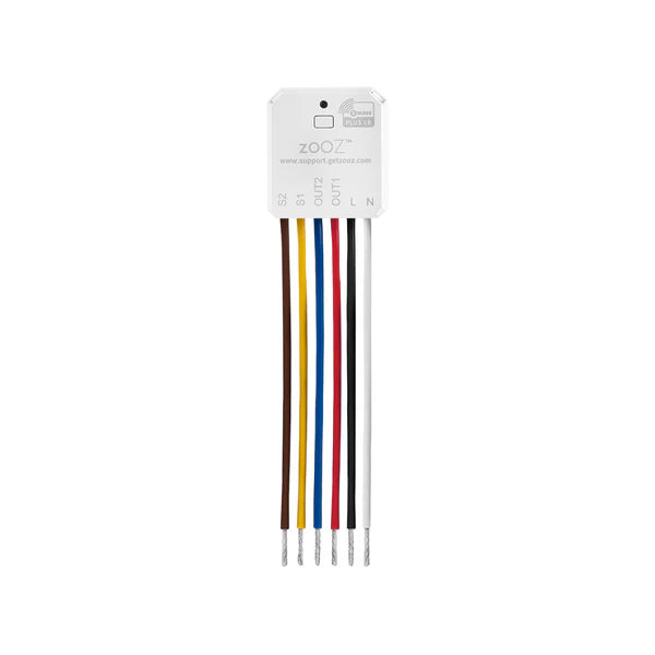 Zooz Dubbel Relais | ZEN52 | Z-Wave Plus 700 EU Serie