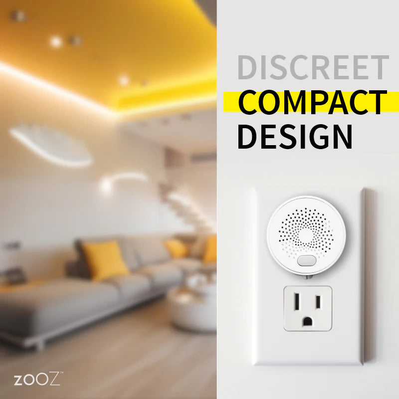 Zooz Z‑Wave 800 signaalversterker met back‑upbatterij | ZAC38 | Type F Plug