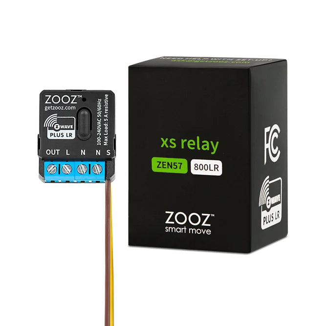 Zooz XS Relay | ZEN57 | Z-Wave Plus 800 EU Serie