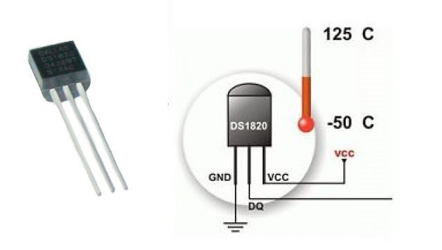 Temperatuur Sensor DS18B20 - 4 Pack